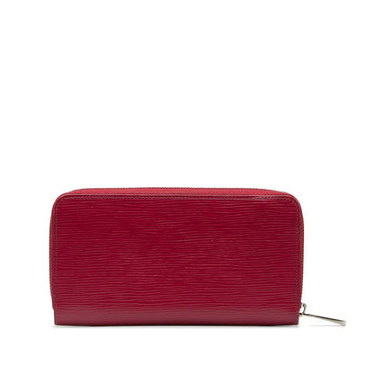 Louis Vuitton Epi Zippy Wallet Zip Around Fuchsia Purple Leather — view 3