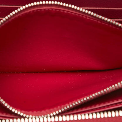 Louis Vuitton Epi Zippy Wallet Zip Around Fuchsia Purple Leather — view 7