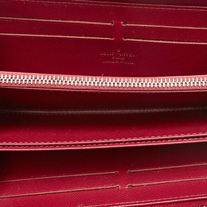 Louis Vuitton Epi Zippy Wallet Zip Around Fuchsia Purple Leather — view 6