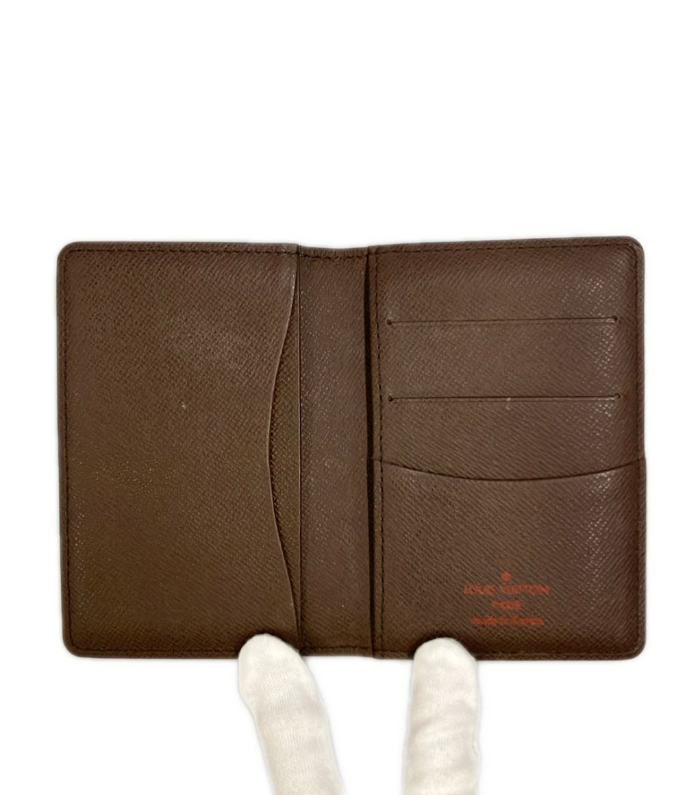Louis Vuitton Card Holder Business Organizer de Poche Damier Ebene — view 3