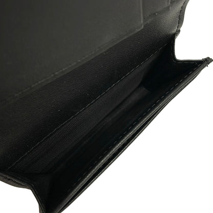 Dior Business Card Holder Lady Black Lambskin — view 5