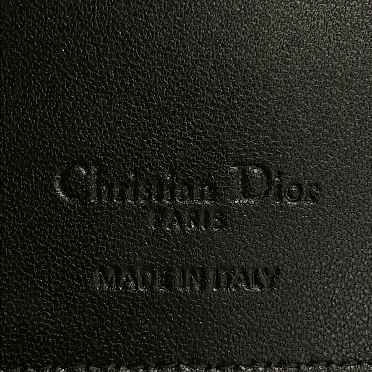 Dior Business Card Holder Lady Black Lambskin — view 4