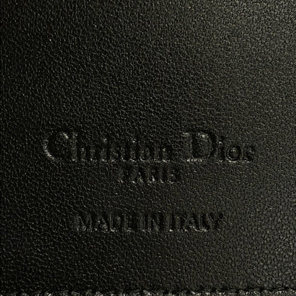 Dior Business Card Holder Lady Black Lambskin — view 4