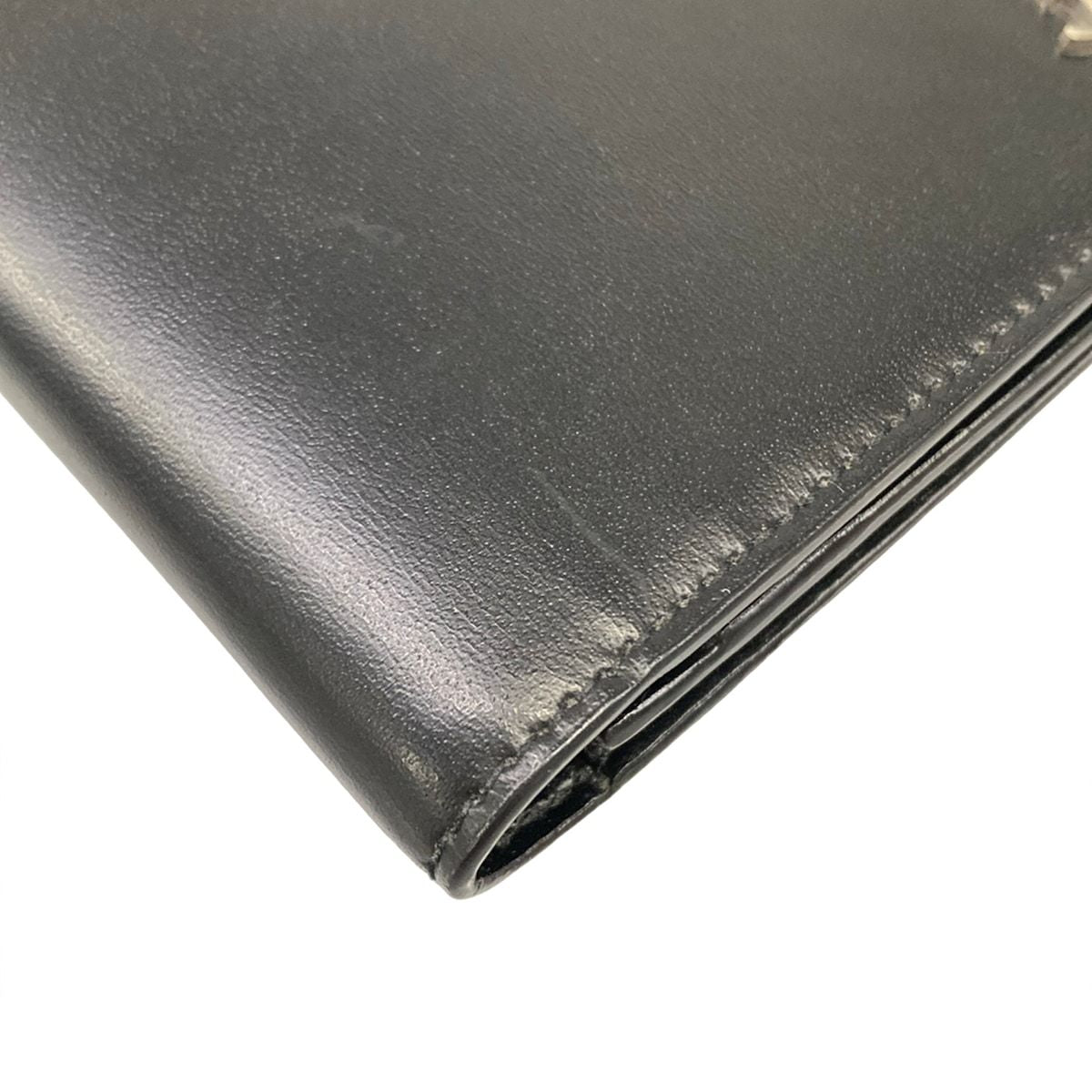 Saint Laurent Paris Wallet Black Leather — view 6