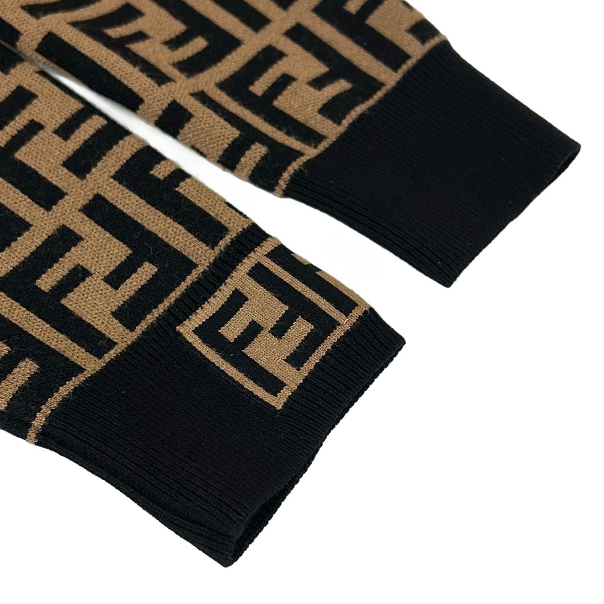 Fendi Dress 38 S Brown Black Zucca Pattern FF Logo 38 — view 6