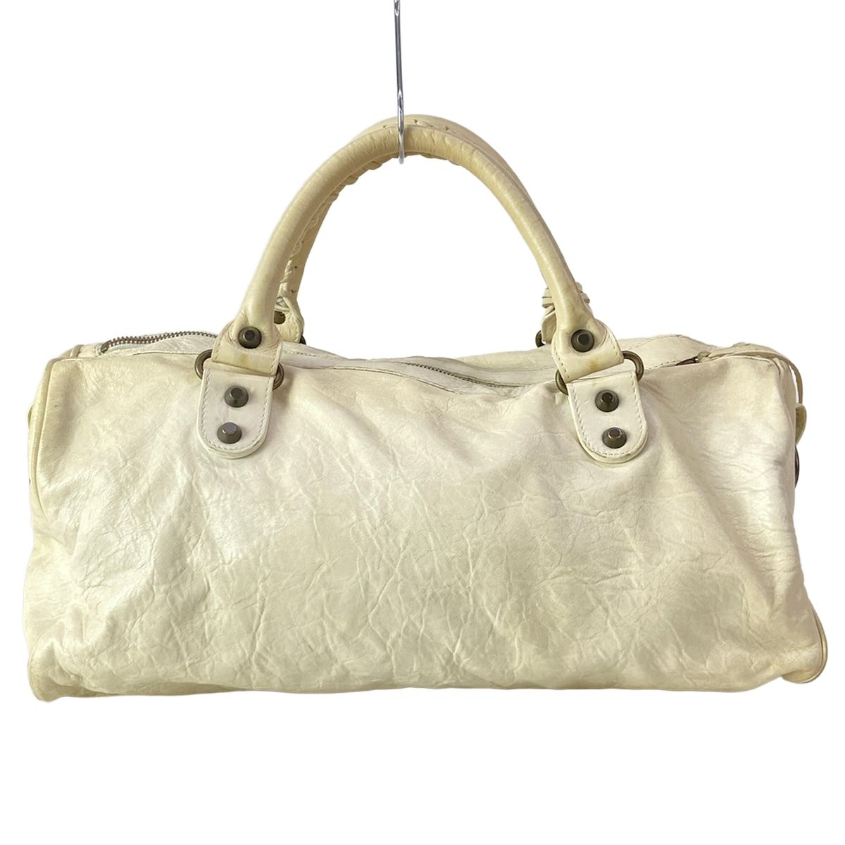 Balenciaga Handbag the Twig Ivory Leather — view 3