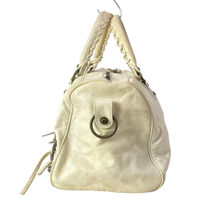 Balenciaga Handbag the Twig Ivory Leather — view 4