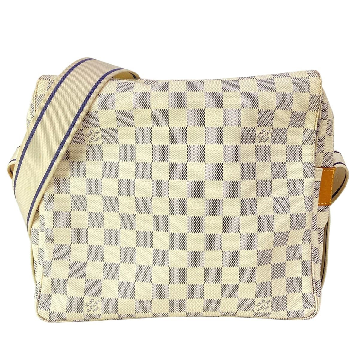 Louis Vuitton Shoulder Bag Damier Naviglio Azur