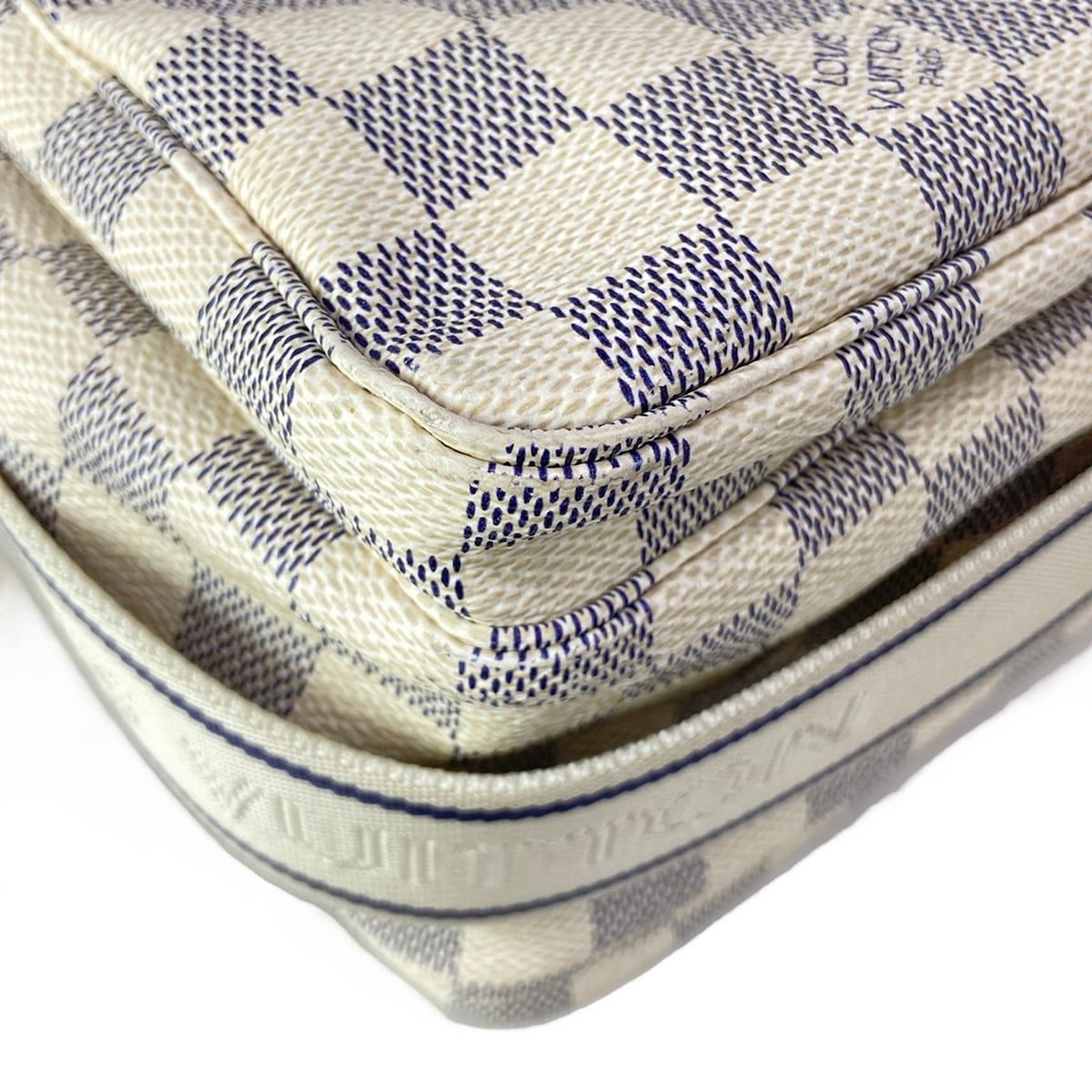 Louis Vuitton Shoulder Bag Damier Naviglio Azur — view 6
