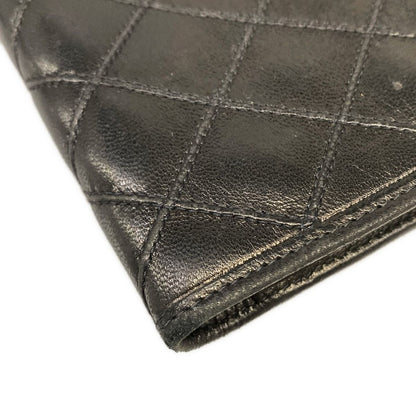 Chanel Wallet Bicolor Black Gold Kiss Lock Lambskin — view 6