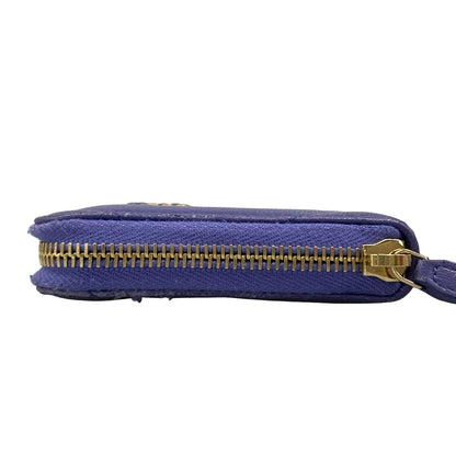 Chanel Wallet 19 Long Zip Purple Zip Around CC Logo Lambskin — view 9