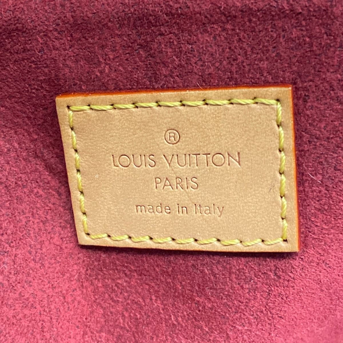 Louis Vuitton Handbag Monogram Multicolor Alma Blanc Leather — view 8
