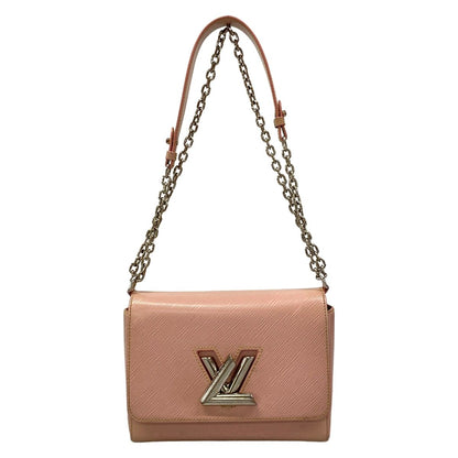 Louis Vuitton Shoulder Bag Twist Rose Ballerine Leather Cowhide