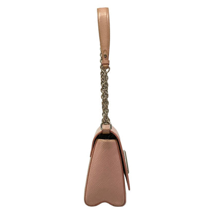 Louis Vuitton Shoulder Bag Twist Rose Ballerine Leather Cowhide — view 2
