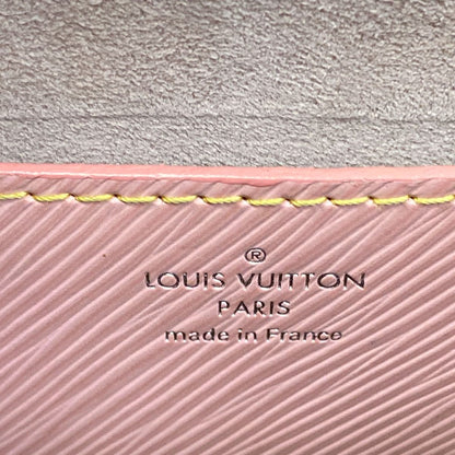 Louis Vuitton Shoulder Bag Twist Rose Ballerine Leather Cowhide — view 8