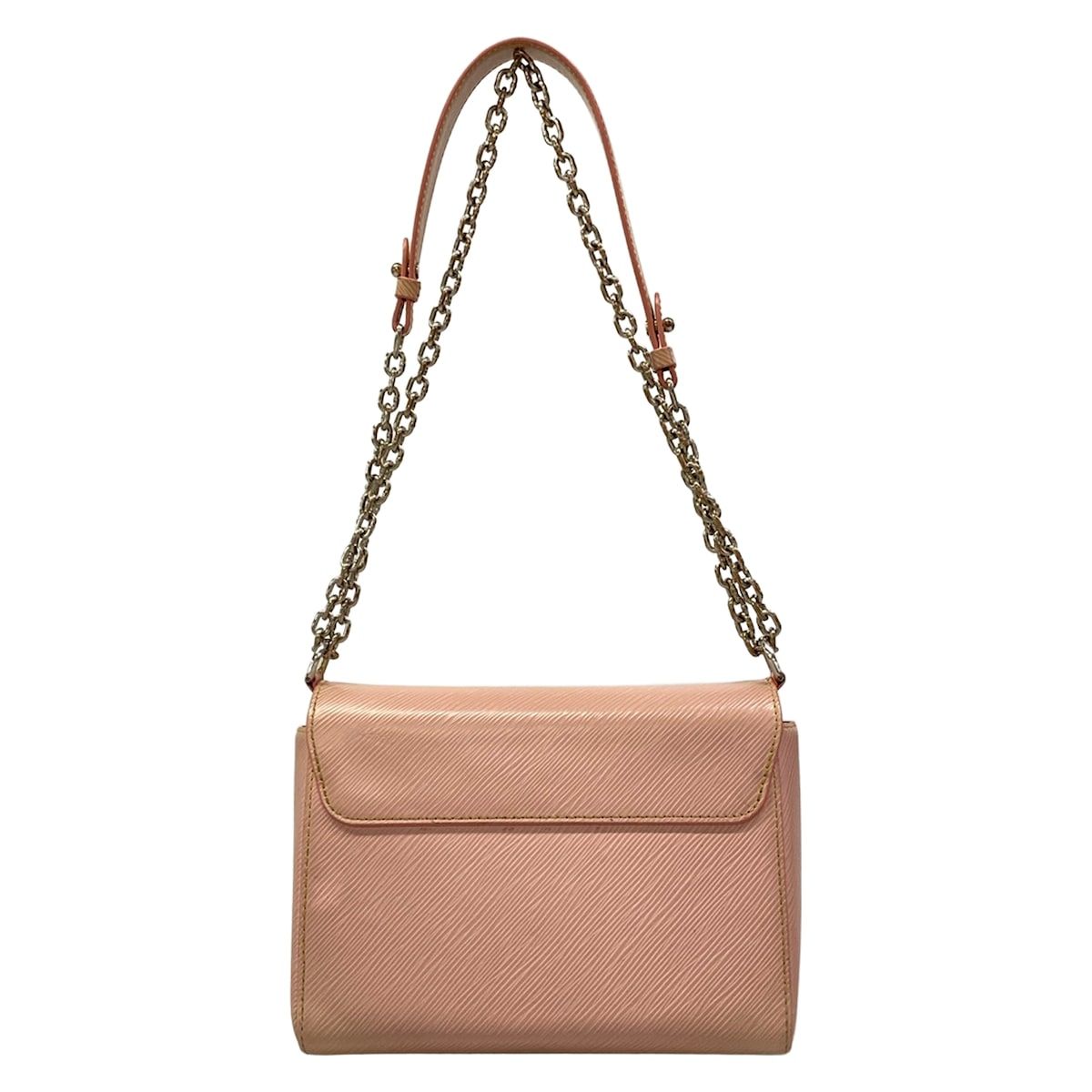 Louis Vuitton Shoulder Bag Twist Rose Ballerine Leather Cowhide — view 3