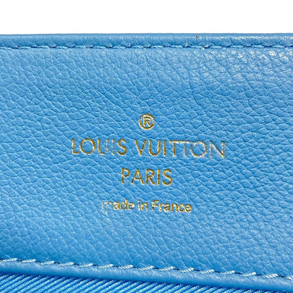 Louis Vuitton Handbag Lockme Light Blue Black Leather — view 9
