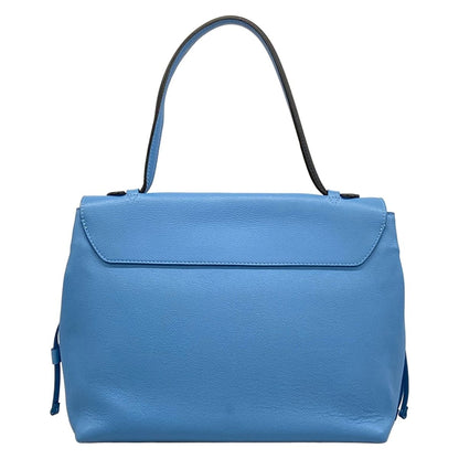 Louis Vuitton Handbag Lockme Light Blue Black Leather — view 3