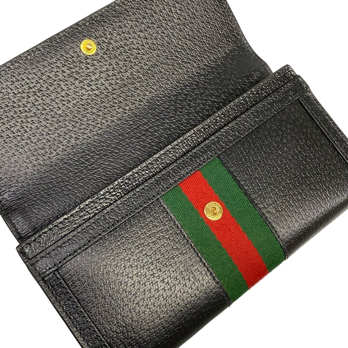 Gucci Wallet Ophidia Black Leather — view 3