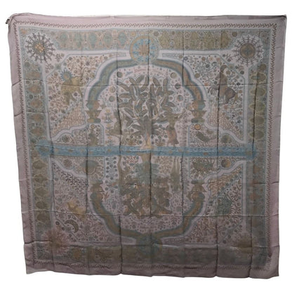 Hermes Scarf Carre 140 Silk Purple