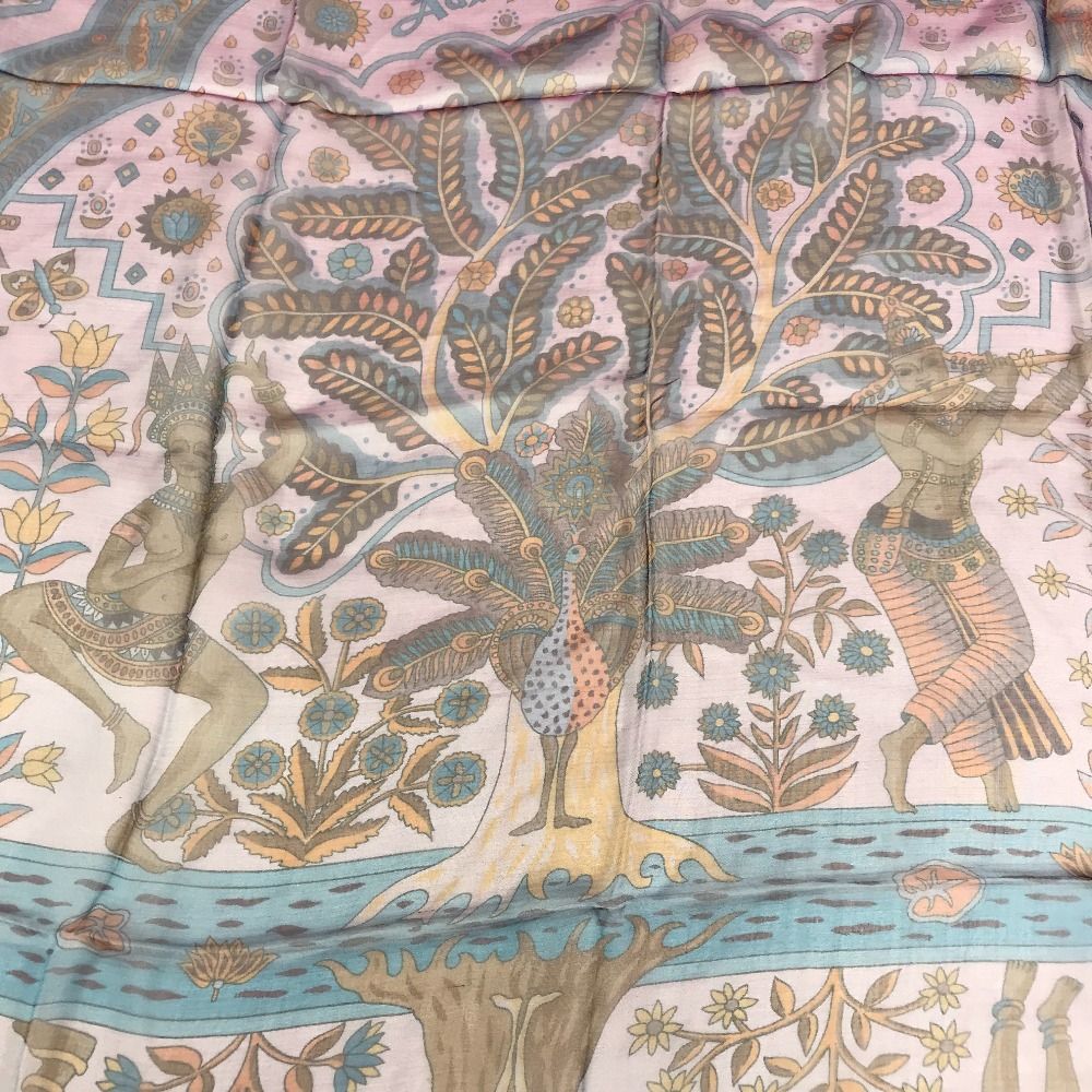 Hermes Scarf Carre 140 Silk Purple — view 3