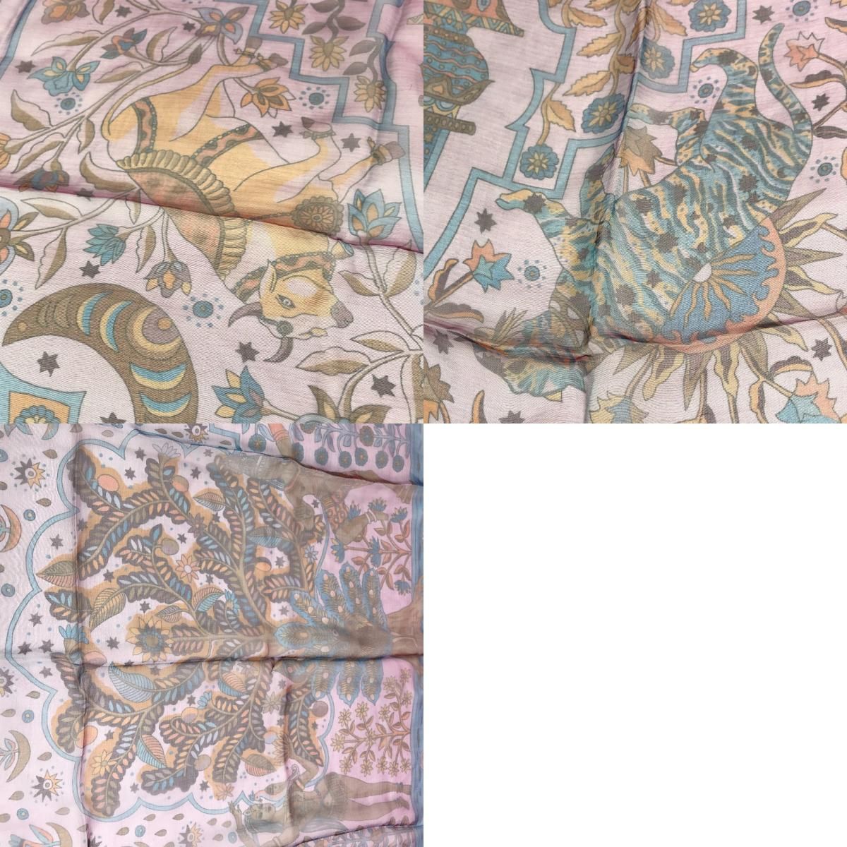 Hermes Scarf Carre 140 Silk Purple — view 9