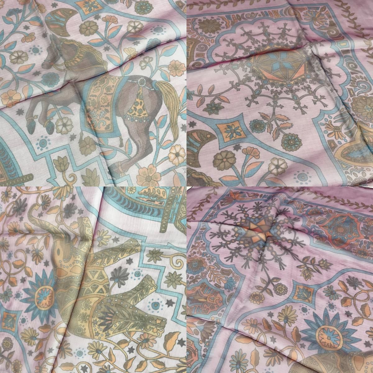 Hermes Scarf Carre 140 Silk Purple — view 8