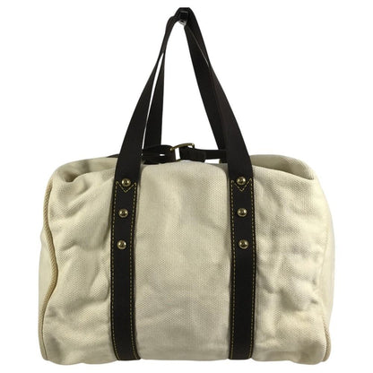 Louis Vuitton Shoulder Bag Cabas GM Canvas Ecru White — view 2