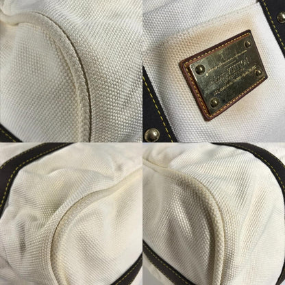 Louis Vuitton Shoulder Bag Cabas GM Canvas Ecru White — view 7