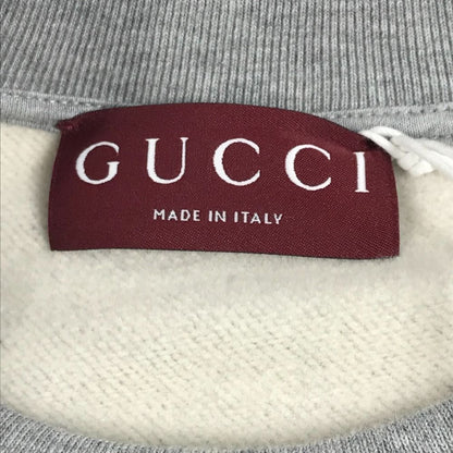 Gucci Sweatshirt Logo Long Sleeve Cotton Gray — view 5