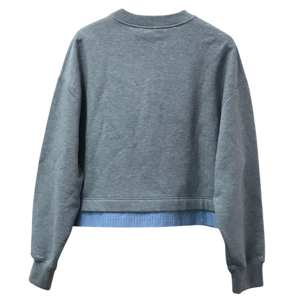 Gucci Sweatshirt Logo Long Sleeve Cotton Gray — view 2