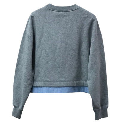 Gucci Sweatshirt Logo Long Sleeve Cotton Gray — view 2