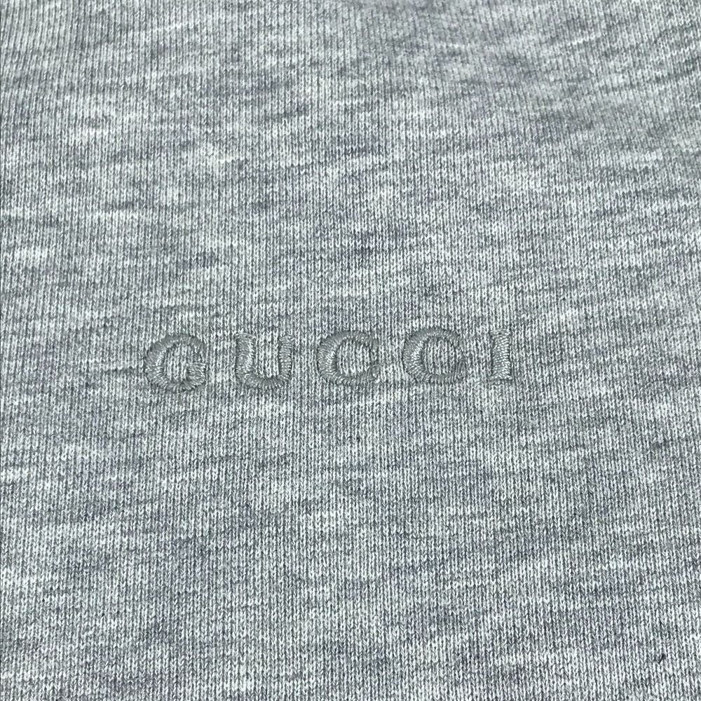 Gucci Sweatshirt Logo Long Sleeve Cotton Gray — view 7