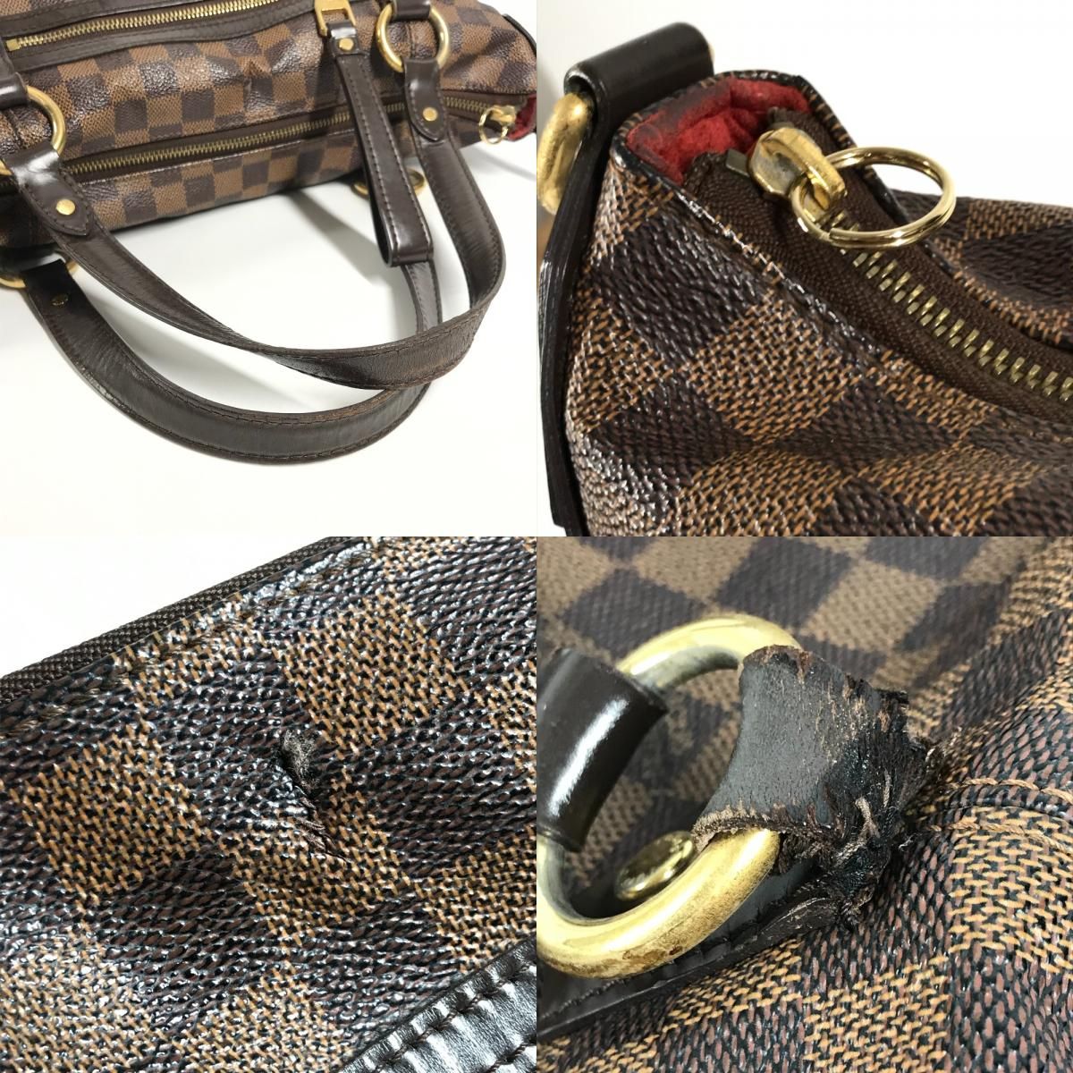 Louis Vuitton Shoulder Bag I-vora Damier Canvas Ebene Brown — view 5
