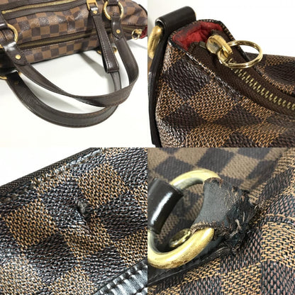 Louis Vuitton Shoulder Bag I-vora Damier Canvas Ebene Brown — view 5