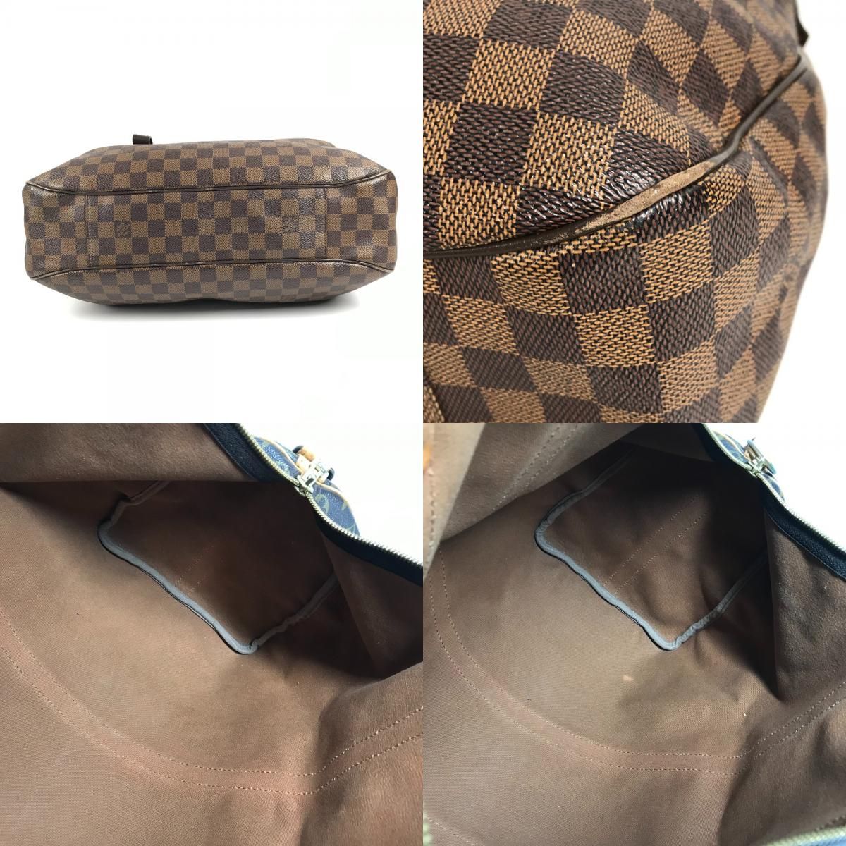 Louis Vuitton Shoulder Bag I-vora Damier Canvas Ebene Brown — view 8
