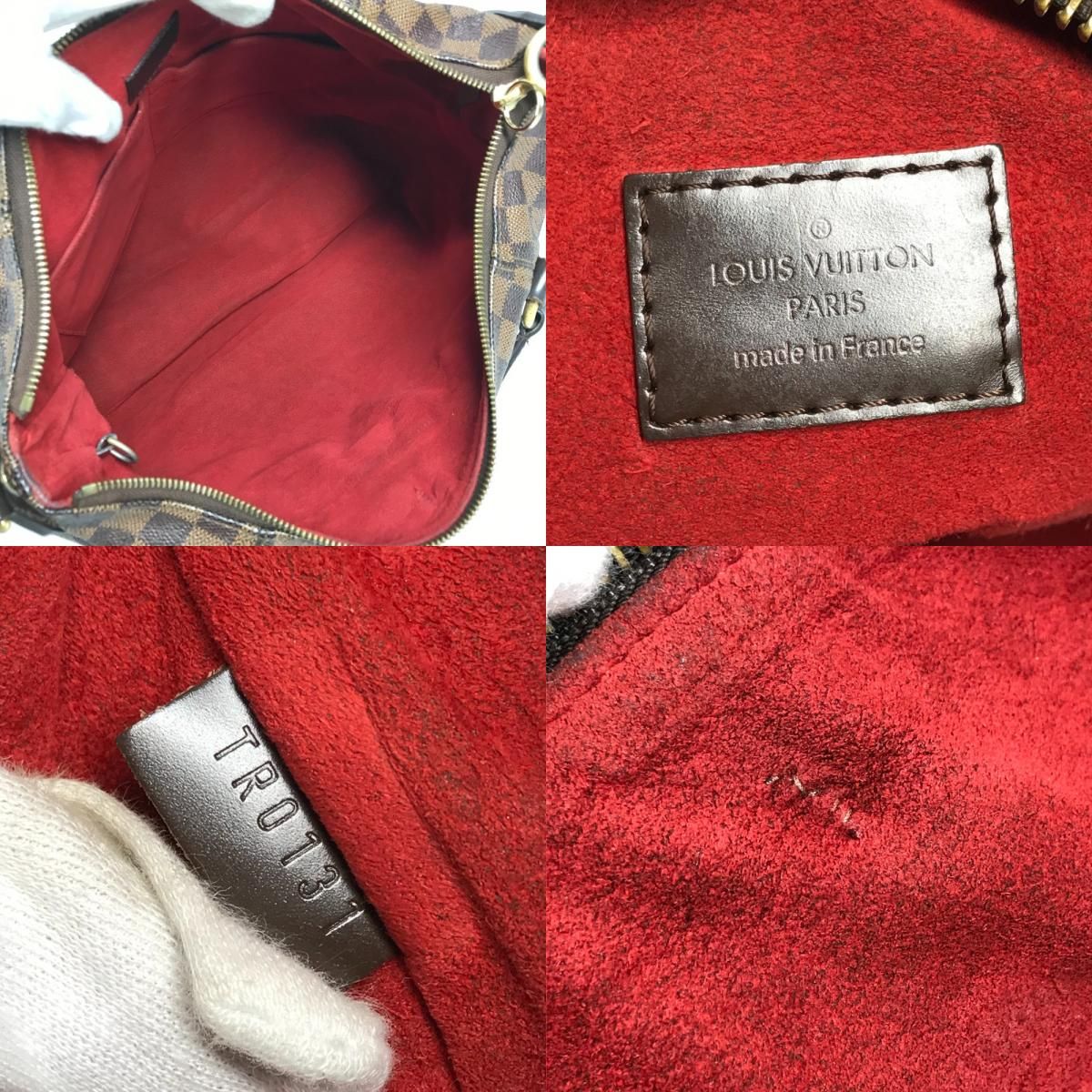 Louis Vuitton Shoulder Bag I-vora Damier Canvas Ebene Brown — view 6