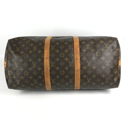 Louis Vuitton Boston Bag Keepall Bandouliere 50 Monogram Canvas Brown — view 5
