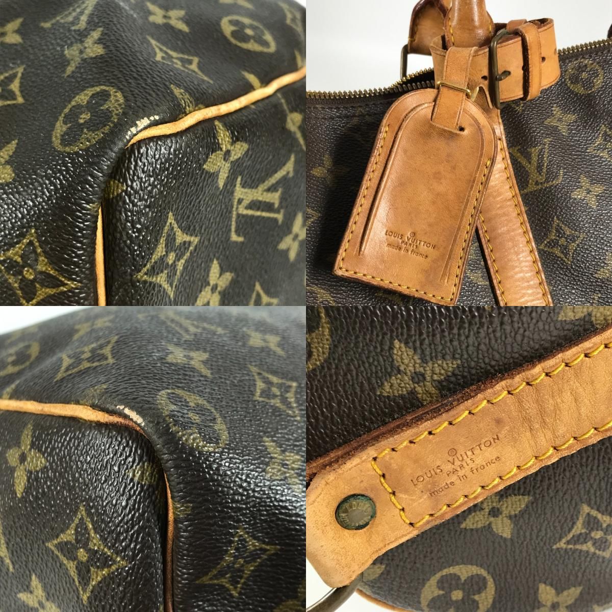 Louis Vuitton Boston Bag Keepall Bandouliere 50 Monogram Canvas Brown — view 8
