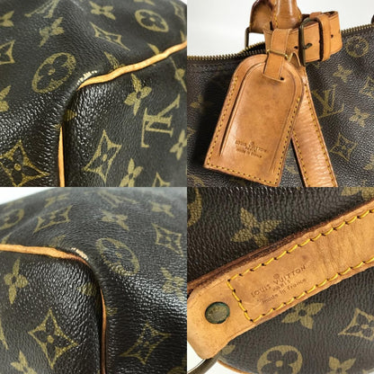 Louis Vuitton Boston Bag Keepall Bandouliere 50 Monogram Canvas Brown — view 8