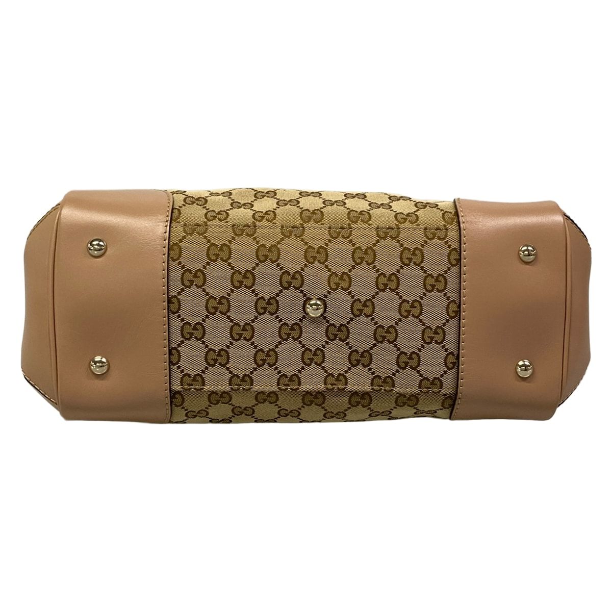 Gucci Handbag GG Pattern Mayfair Dark Brown Beige Leather — view 5