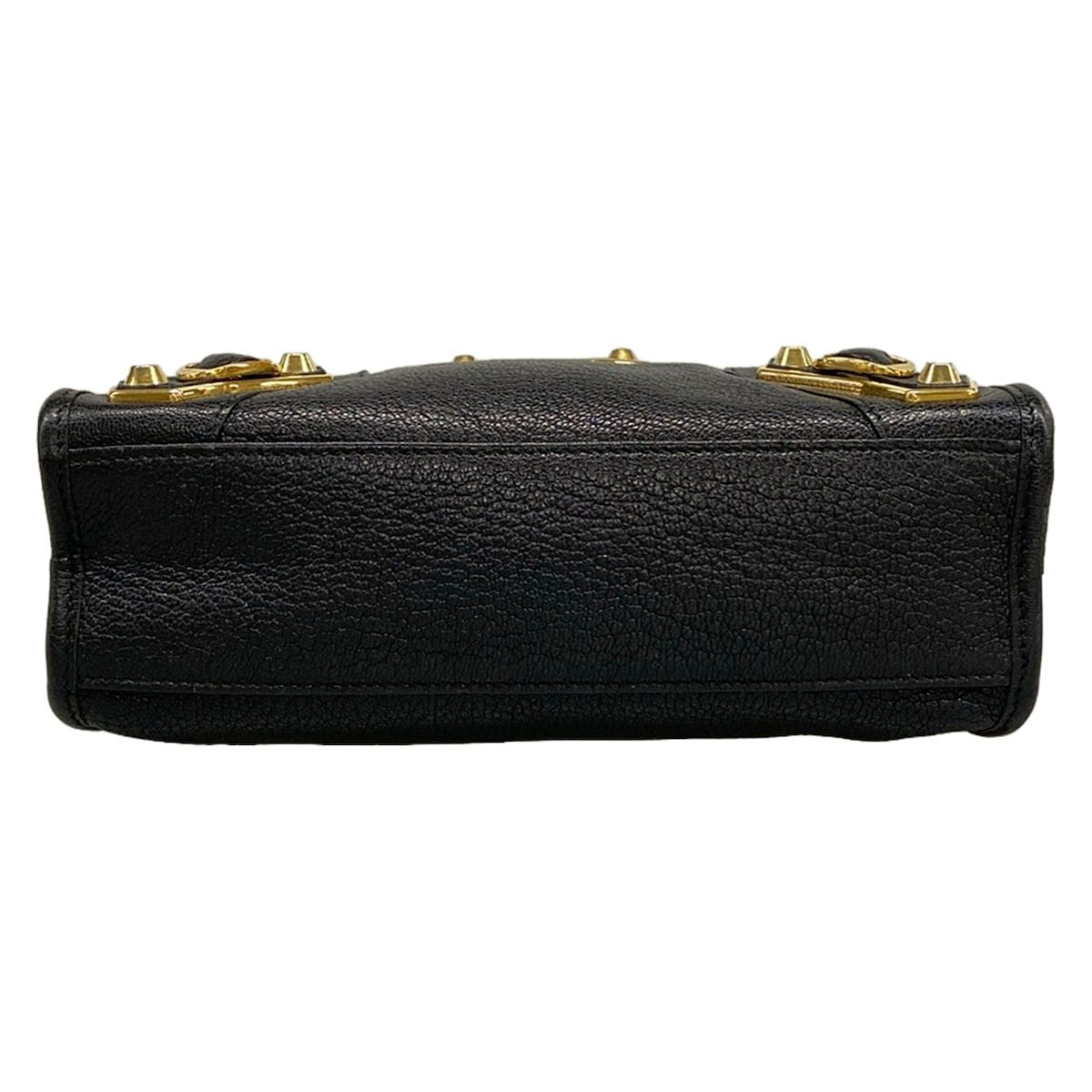 Balenciaga Handbag Classic Metallic Edge Mini City Black Leather — view 5