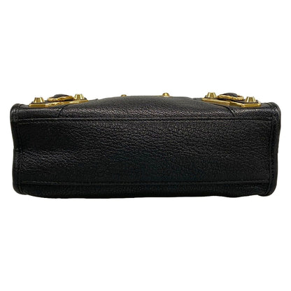 Balenciaga Handbag Classic Metallic Edge Mini City Black Leather — view 5