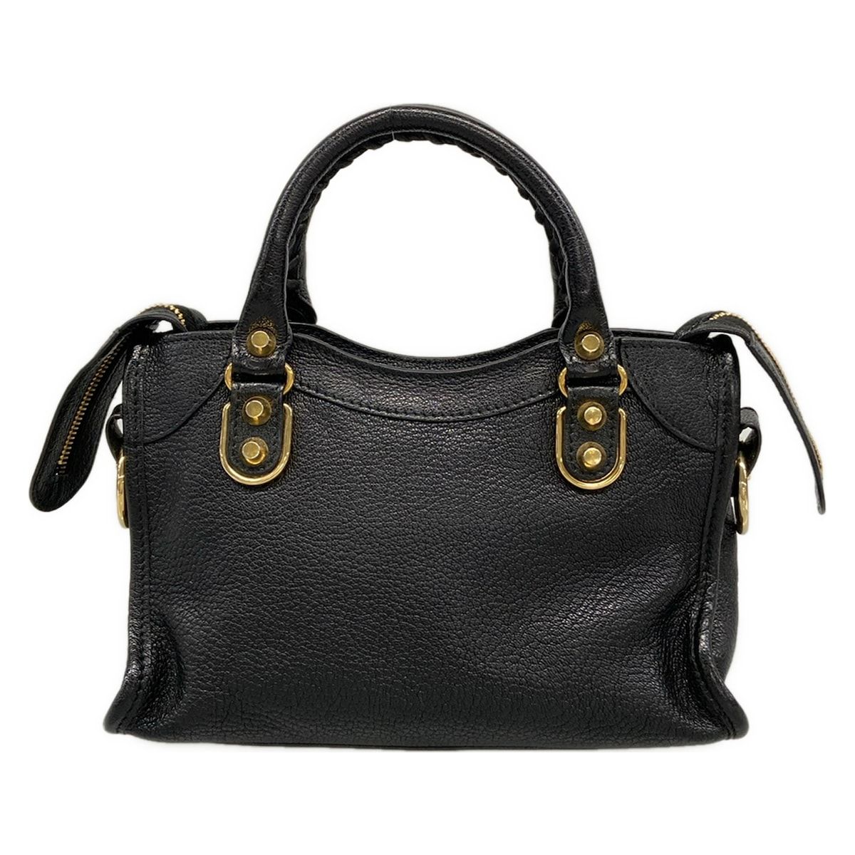 Balenciaga Handbag Classic Metallic Edge Mini City Black Leather — view 3