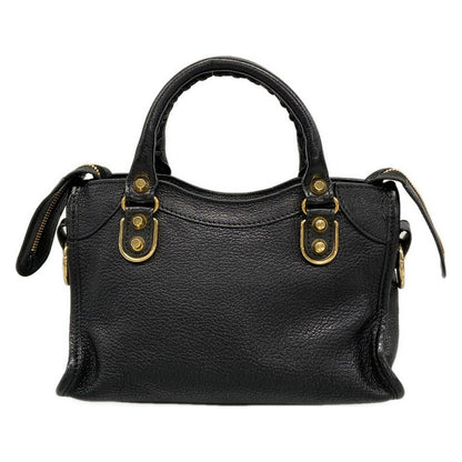 Balenciaga Handbag Classic Metallic Edge Mini City Black Leather — view 3