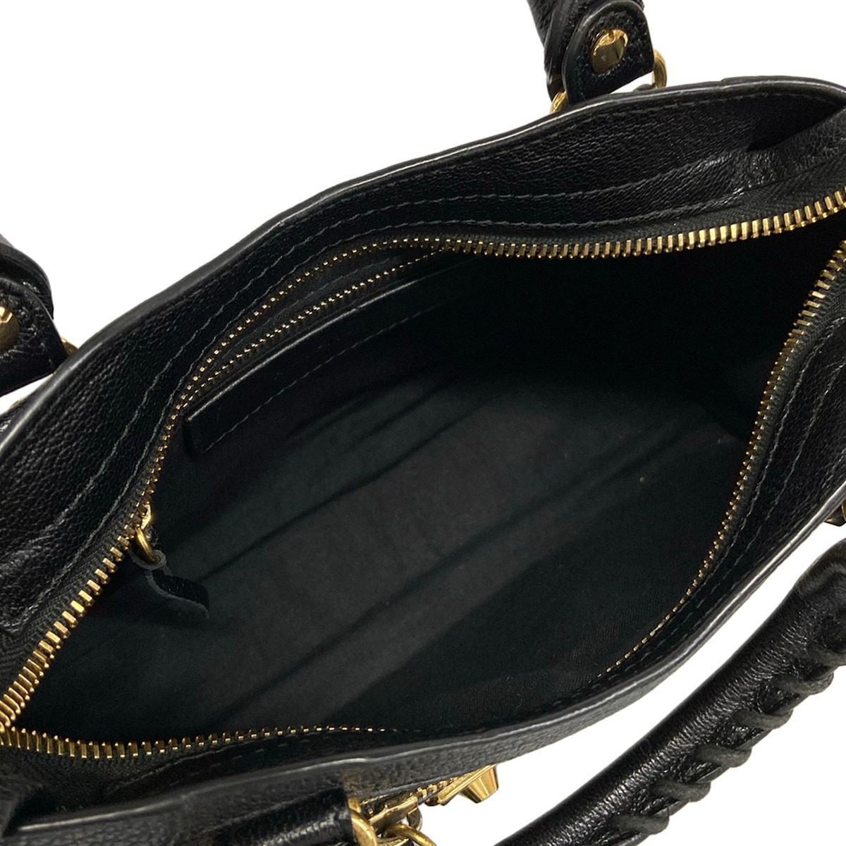 Balenciaga Handbag Classic Metallic Edge Mini City Black Leather — view 7