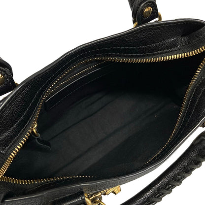 Balenciaga Handbag Classic Metallic Edge Mini City Black Leather — view 7