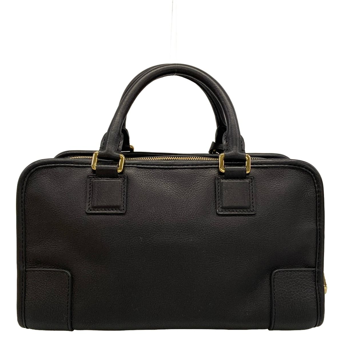 Loewe Handbag Amazona 28 Black Leather — view 3