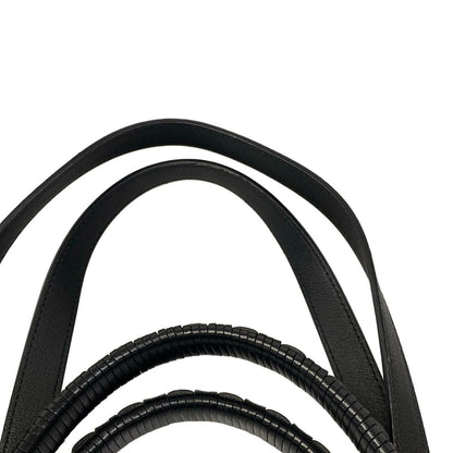 Loewe Tote Anagram Dark Gray Black 2-Way Leather — view 9