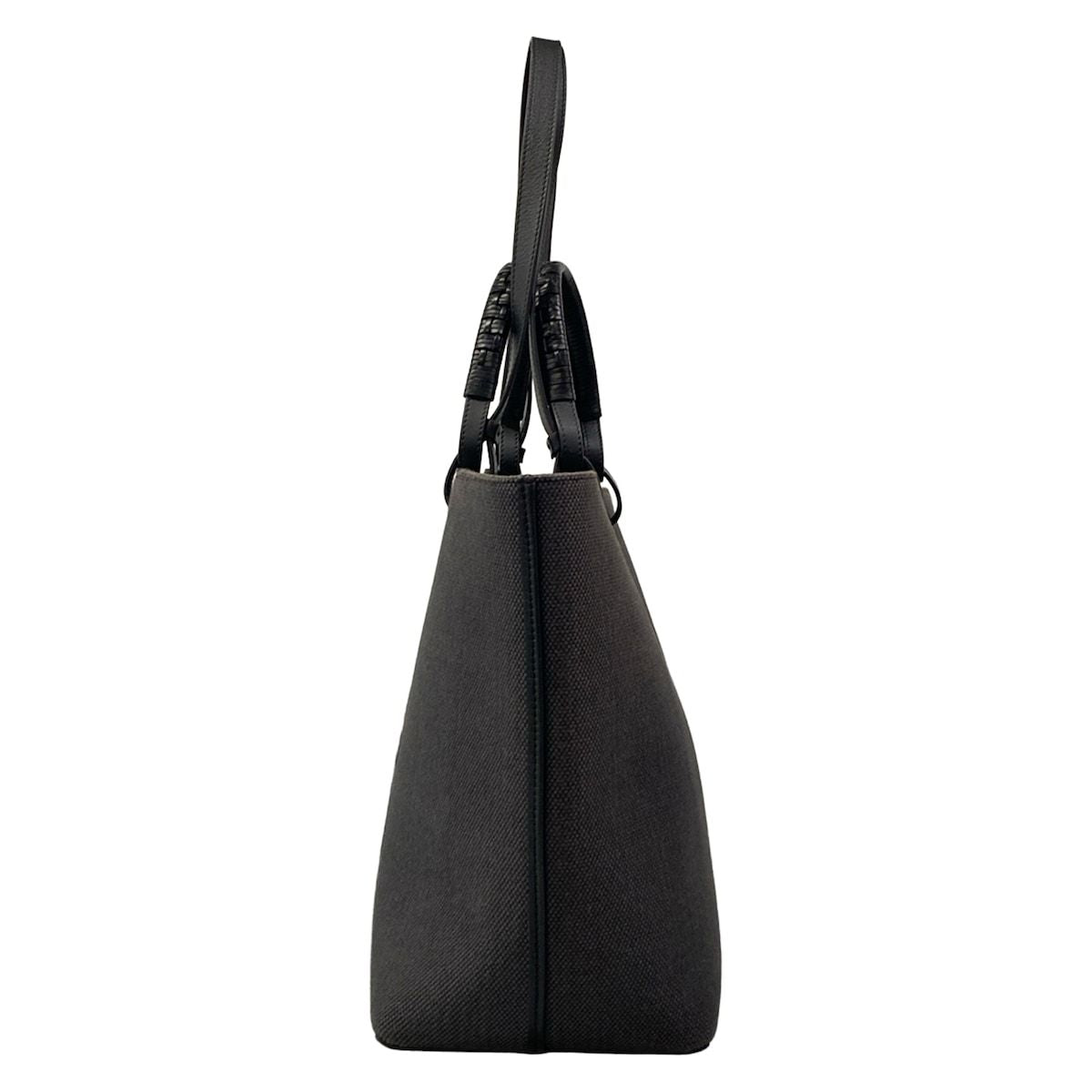 Loewe Tote Anagram Dark Gray Black 2-Way Leather — view 4
